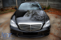 Phares LED pour Mercedes S W221 2005-2009 Facelift Look Dynamique Tournant Lumières-image-6081129