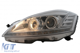 Phares LED pour MERCEDES W221 Classe S 2005-2009 Facelift Look LHD-image-6074996