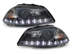 image-24-Phares LED pour Seat Ibiza 6L 04.2002-2008 Feu DRL Noir