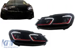 image-59-Phares LED pour VW Golf 6 VI 08-13 Facelift G7.5 GTI Look Coulant dynamique LHD