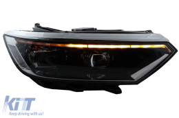 Phares LED pour VW Passat B8 3G Facelift 16-19 Feux dynamiques séquentiels-image-6069498