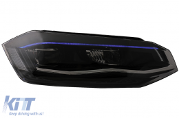 Phares LED pour VW Polo AW MK6 2018-2020 Feux Dynamique Séquentiel Clignotants-image-6082616