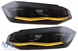 Phares LED pour VW Polo AW MK6 2018-2020 Feux Dynamique Séquentiel Clignotants-image-6082620