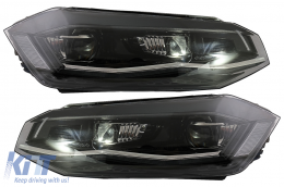 Phares LED pour VW Polo AW MK6 2018-2020 Feux Dynamique Séquentiel Clignotants-image-6082626