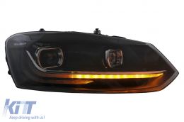 Phares LED pour VW Polo Mk5 6R 6C 2010-2017 Clignotant Dynamique-image-6032314