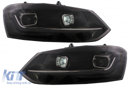 Phares LED pour VW Polo Mk5 6R 6C 2010-2017 Clignotant Dynamique-image-6032317