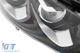 Phares LED pour VW Scirocco 137 2008-2014 Clignotants Dynamiques Noir Headlights-image-6211454