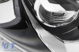 Phares LED pour VW Scirocco 137 2008-2014 Clignotants Dynamiques Noir Headlights-image-6211459