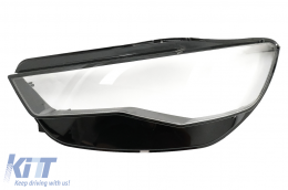 Phares Lentille Lunettes pour Audi A6 Facelift 4G C7 Berline Avant 2015-2018 Dégager-image-6085800