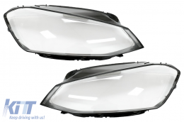 Phares Lentille Lunettes pour VW Golf 7 VII 2013-2017 Transparent-image-6085836
