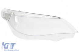 Phares Lentilles Verre Droit & Gauche Côté pour BMW 5 E60 E61 Non-LCI 2003-03.2007-image-6088492