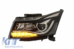 Phares pour CHEVROLET Cruze J300 2008-2015 Barre lumineuse LED Jour Lumières-image-6004344