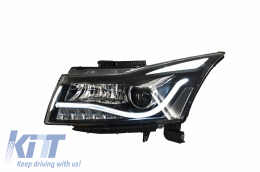Phares pour CHEVROLET Cruze J300 2008-2015 Barre lumineuse LED Jour Lumières-image-6004346