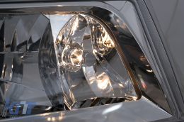 Phares pour Mercedes Classe E W124 S124 C124 A124 01.1985-04.1993 Chrome H3 H4-image-6106592