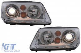 Phares pour VW Bora 09.1998-07.2005 Clignotant Chromés-image-6093507