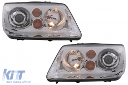 Phares pour VW Bora 09.1998-07.2005 Clignotant Chromés-image-6093510
