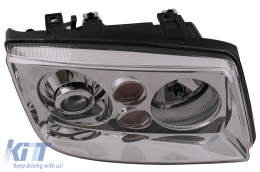 Phares pour VW Bora 09.1998-07.2005 Clignotant Chromés-image-6093520