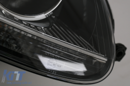 Phares pour VW Golf 5 V 03-07 Jetta 05-10 GTI R32 Look Xenon Chrome--image-6099928