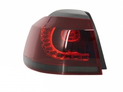 Phares pour VW Golf 6 VI 08-13 Golf 7 3D LED DRL U-Design GTI Feux R20 Look-image-6021138
