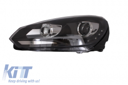 Phares pour VW Golf 6 VI 2008-2012 LED DRL DAYLIGHT GTI Look-image-6015019