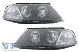 image-13-Phares pour VW Passat 3BG B5 09.2000-03.2005 2 Jantes Halo Noir