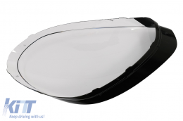 Phares Verres lentilles pour Porche Cayenne II Facelift SUV 92A 14-17 clair-image-6098373