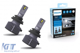 Philips H11 LED HL Ultinon Pro3022 Headlamp Bulb 12V/24V PGJ19-2 6000K (1set) - 11362U3022X2
