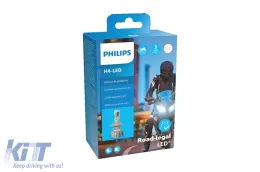 Philips H4 LED izzó 12V 18W Ultinon Pro6000 HL 5800K Moto + EcoPro10 (1 db)-image-6114608