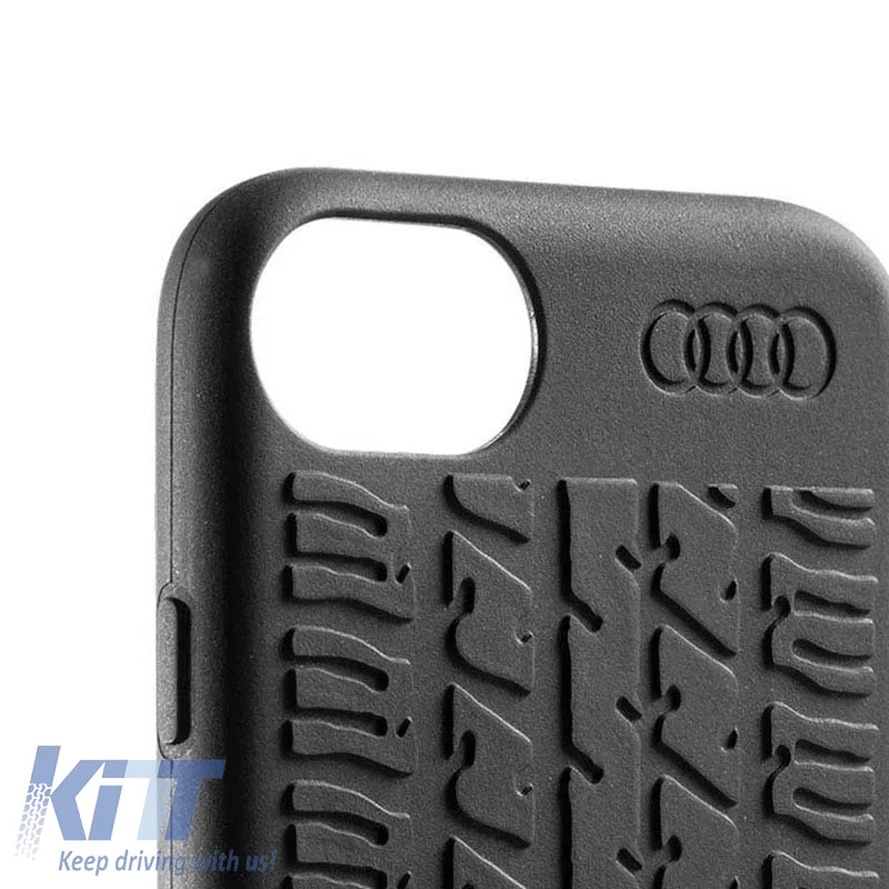 Phone Holder suitable for iPhone 6/7 with Audi Original logo, Black