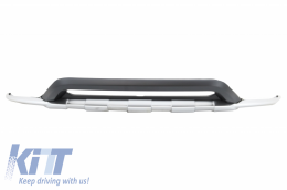 Piastre paramotore fuoristrada per VW Touareg 7P MK2 10-14 argento nero-image-6034248