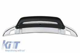 Piastre paramotore fuoristrada per VW Touareg 7P MK2 10-14 argento nero-image-6034250