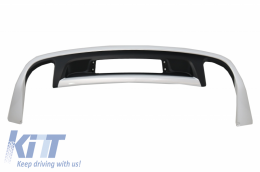 Piastre paramotore fuoristrada per VW Touareg 7P MK2 10-14 argento nero-image-6034252
