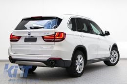 Piastre paramotore Off Road Cromo adatto per BMW X5 F15 2013-2018-image-6026585
