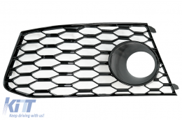 Pièces de pare-chocs pour Audi A6 C7 4G Facelift 2011-2018 RS6 Design Grilles latérales SRA Coves-image-6074169