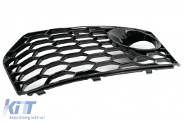 Pièces de pare-chocs pour Audi A6 C7 4G Facelift 2011-2018 RS6 Design Grilles latérales SRA Coves-image-6074173