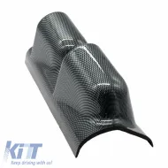 Pillar Gauge Pod Double (2 x 52mm) Carbon Look Prosport-image-6300838