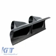 Pillar Gauge Pod Double (2 x 52mm) Carbon Look Prosport-image-6300840