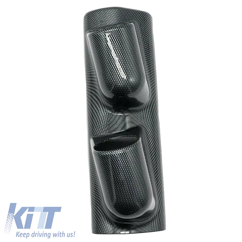 Pillar Gauge Pod Double (2 x 52mm) Carbon Look Prosport