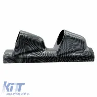 Pillar Gauge Pod Double (2 x 52mm) Carbon Look Prosport-image-6300845