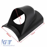 Pillar Gauge Pod Single (1 x 52mm) Black Prosport-image-6300913