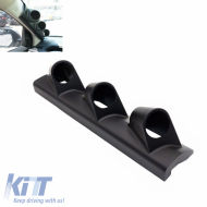 Pillar Gauge Pod Triple (3 x 52mm) Black Prosport