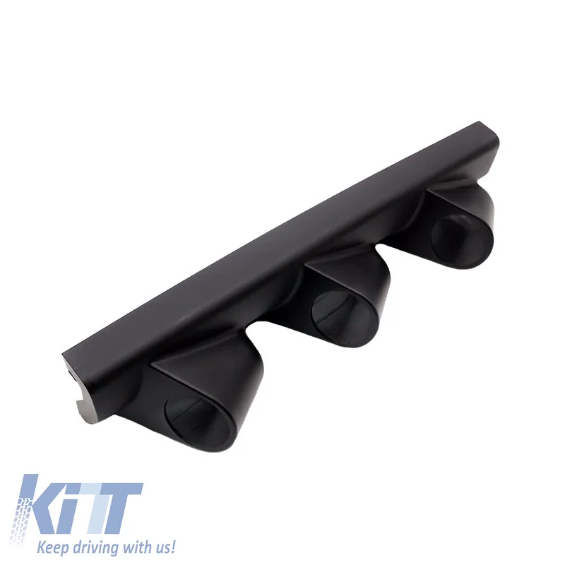 Pillar Gauge Pod Triple (3 x 52mm) Black Prosport