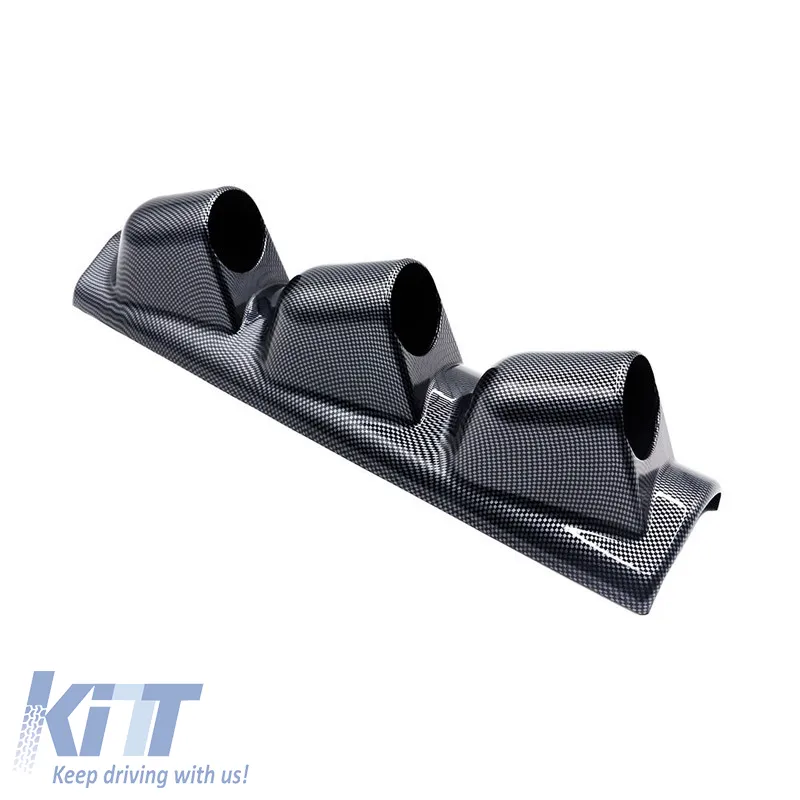 Pillar Gauge Pod Triple (3 x 52mm) Carbon Look Prosport