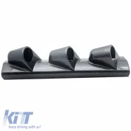 Pillar Gauge Pod Triple (3 x 52mm) Carbon Look Prosport-image-6300882