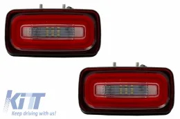 Piloto luces antiniebla luces LED para Mercedes Clase G W463 89-15 Giro Dinámico-image-6047477