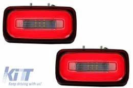 Piloto luces antiniebla luces LED para Mercedes Clase G W463 89-15 Alerón techo-image-6047566