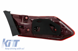 Pilotos LED para Mercedes Clase E W212 09-13 Conversion Facelift Diseño Rojo Claro-image-5992089