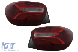 Pilotos Luces Traseros LED para Mercedes Clase A W176 13-08.15 Rojo Diseño Facelift Dinámico-image-6110406