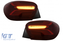 Pilotos Luces Traseros LED para Mercedes Clase A W176 13-08.15 Rojo Diseño Facelift Dinámico-image-6110419