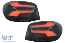 Pilotos Luces Traseros LED para Mercedes Clase A W176 13-08.15 Ahumado Diseño Facelift Dinámico-image-6110132